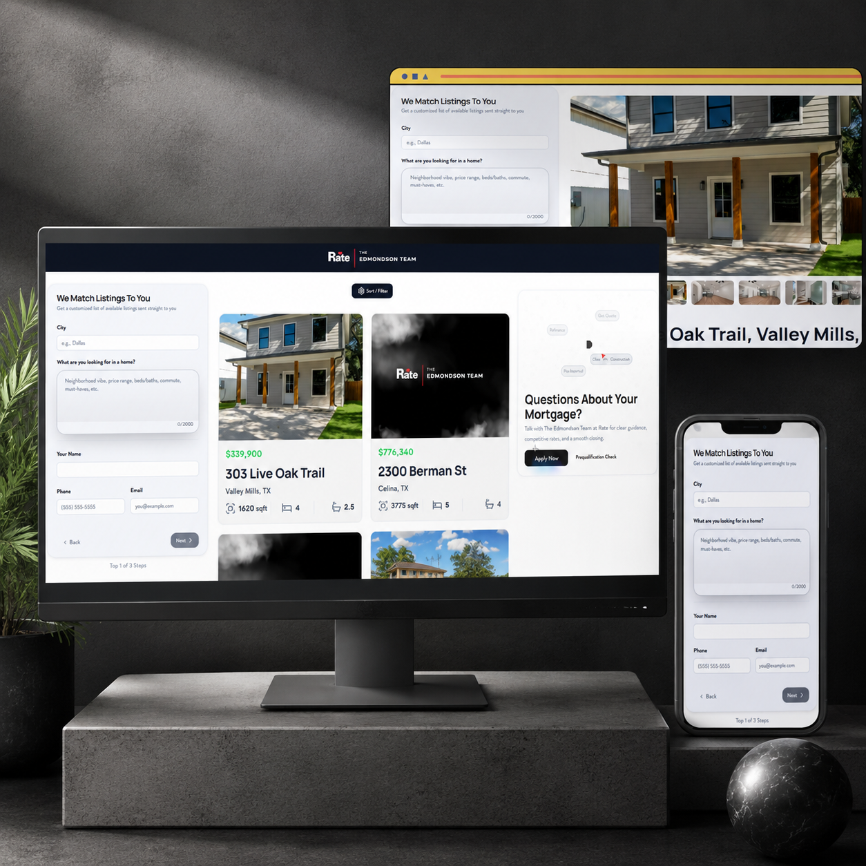 Listings+ project showcase